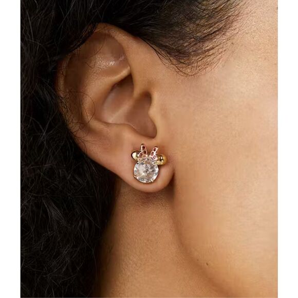 Disney x Kate Spade NEW earrings -  Minnie Mouse clear - Picture 4 of 12